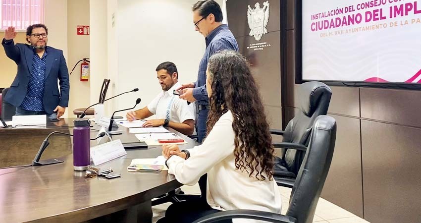 Instalan el Consejo Consultivo de la Ciudad del IMPLAN en La Paz