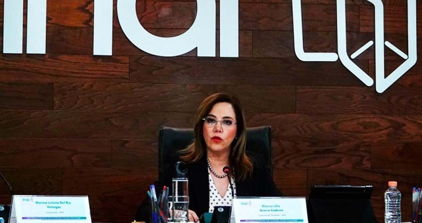 INAI sigue de pie y dando la batalla contra la corrupción: Ibarra Cadena