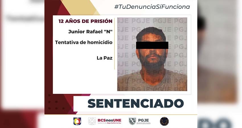 Sentencian a 12 años de prisión a Yunior “N” por homicidio en grado de tentativa acabada