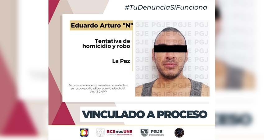 Por tentativa de homicidio y robo, Arturo “N” queda vinculado a proceso y en prisión       3