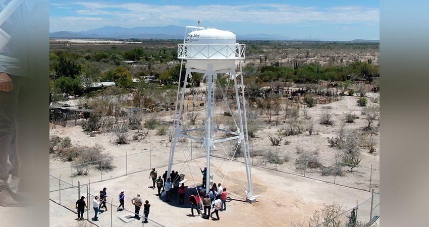 Construye OOMSAPAS La Paz otro tanque elevado, ahora en La Trinidad