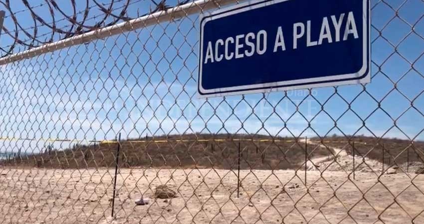 Incrementan las denuncias por playas cerradas en La Paz