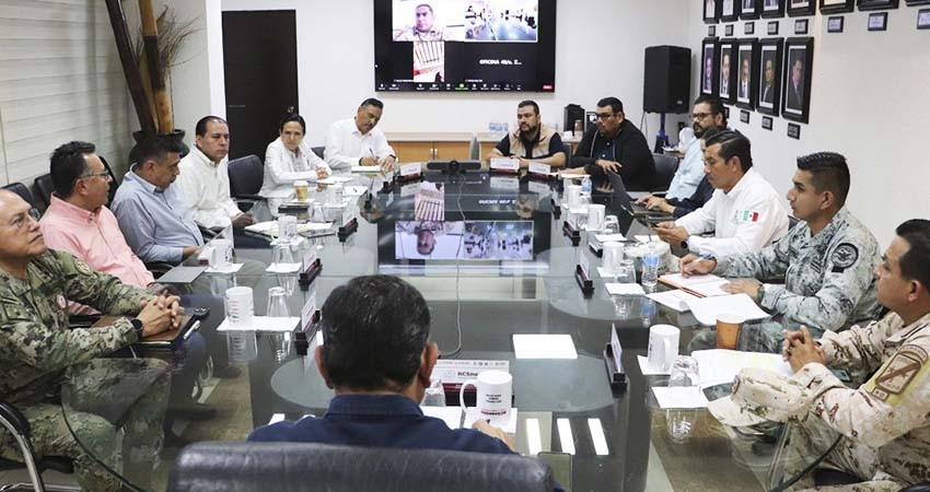 Fortalecen mesa de seguridad e instituciones de salud estrategia para prevención de adicciones