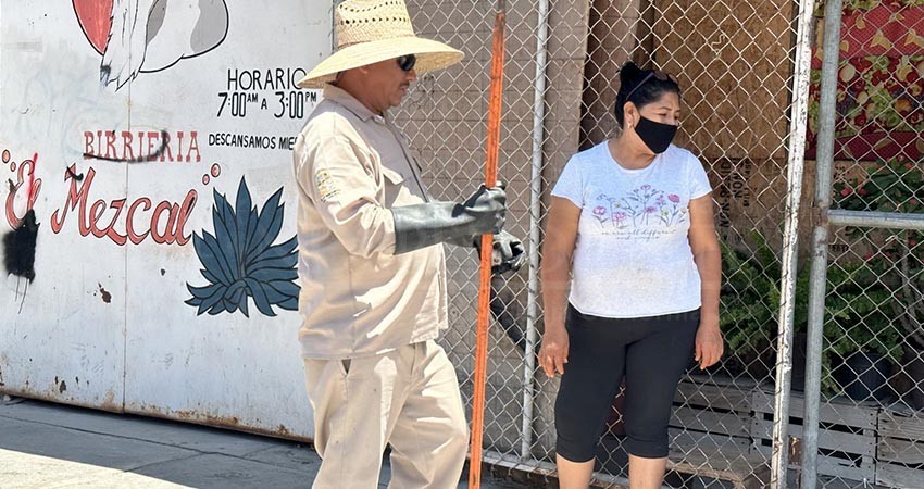 Ante la temporada de ciclones y huracanes, realiza Oomsapas Los Cabos trabajos preventivos en la red de alcantarillado