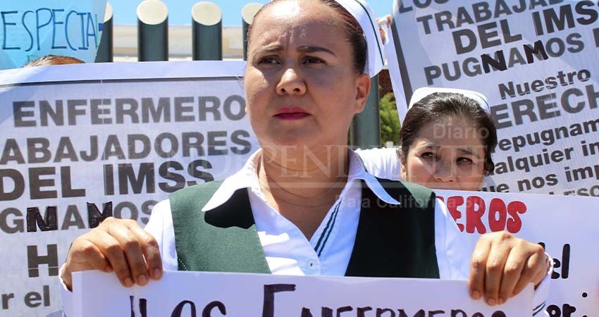Exige personal de enfermería del IMSS BCS ser incluidas en escalafón