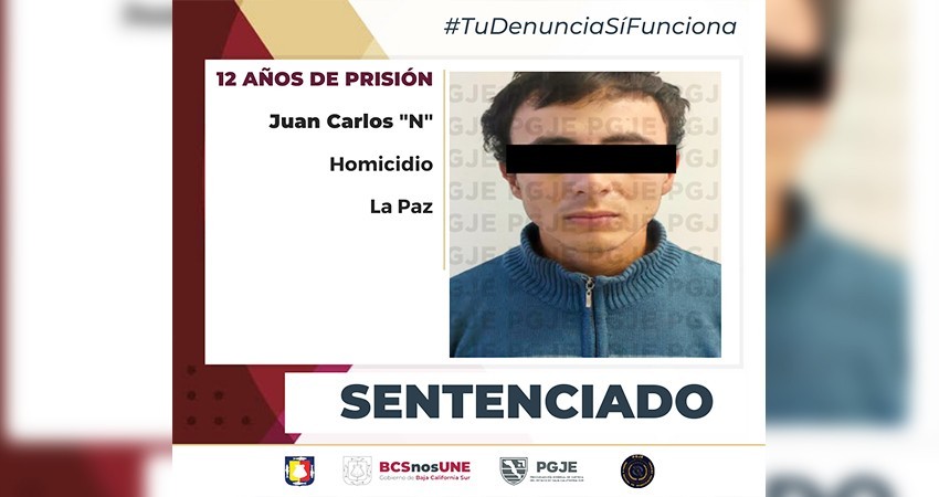 Sentencian a 12 años de prisión a Carlos “N” por el delito de homicidio
