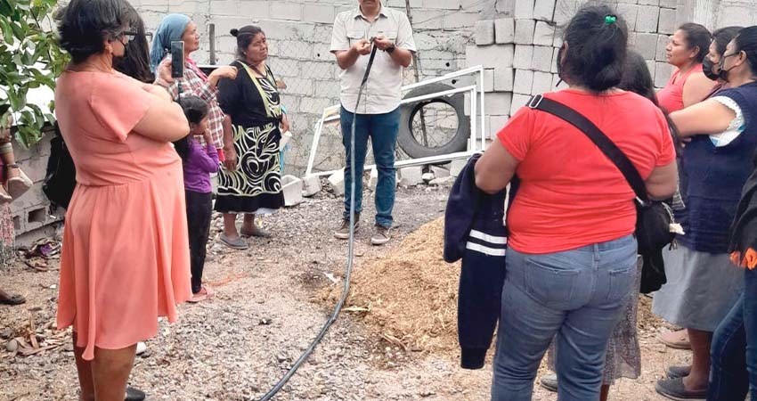 Imparten el cuarto taller de huertos de traspatio en La Paz