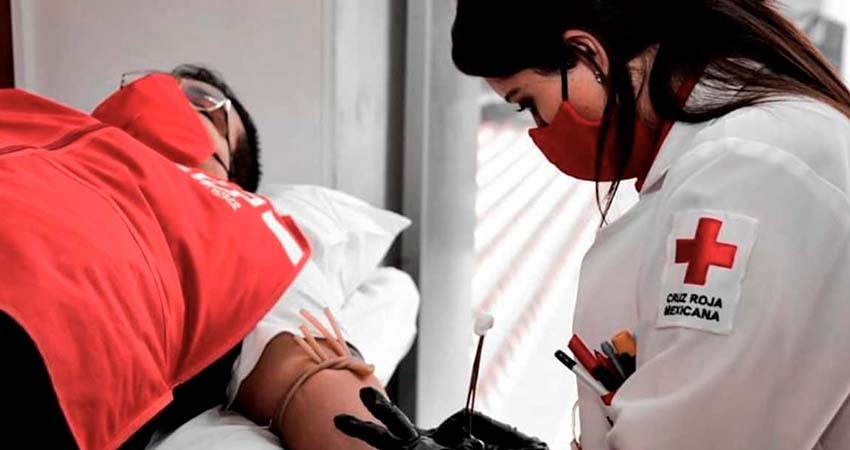 Cruz Roja Mexicana invita a donar sangre de forma voluntaria ante la escasez