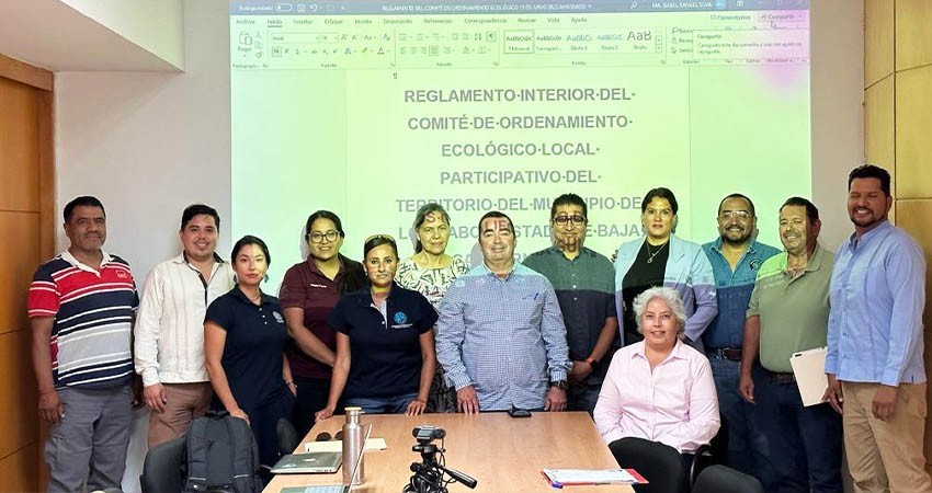 Aprueba Comité de Ordenamiento Ecológico Local Participativo del municipio de Los Cabos, el nuevo reglamento interior del POEL