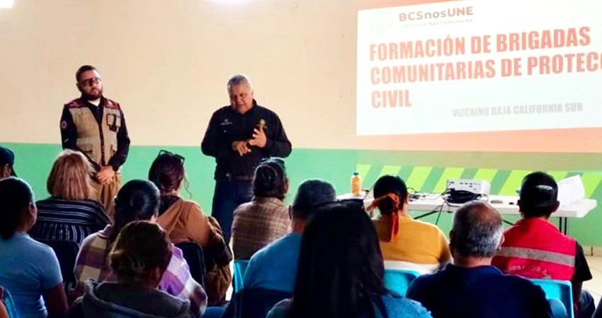 Conforman 12 brigadas de protección civil en Mulegé: Benjamín García
