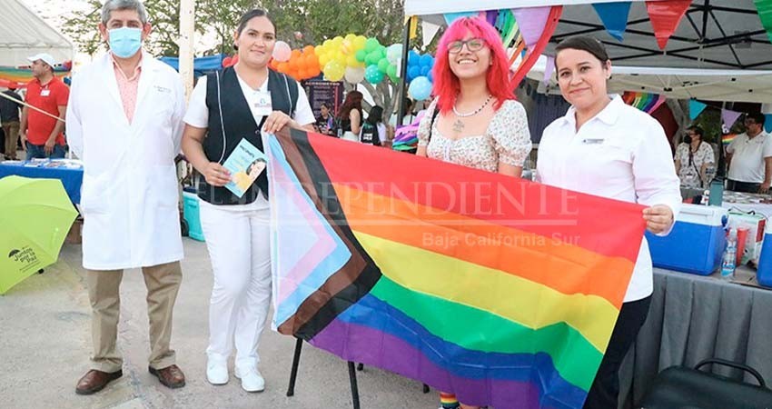 Salud estatal acercó servicios para prevención y atención de la violencia a comunidad LGTB+ de La Paz