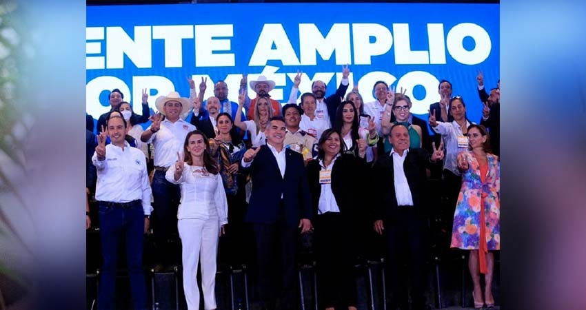 PRI, PAN y PRD crean el Frente Amplio por México para elegir al candidato presidencial de 2024