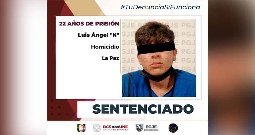 Sentencian a 22 años de prisión a Luis “N” por el delito de homicidio