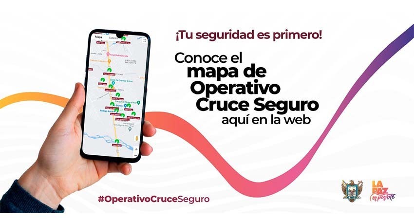 Activa Ayuntamiento de La Paz el Mapa de Cruce Seguro