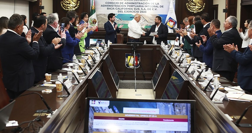 Gobernador encabeza la Primera Sesión del Consejo de Administración de la APIBCS