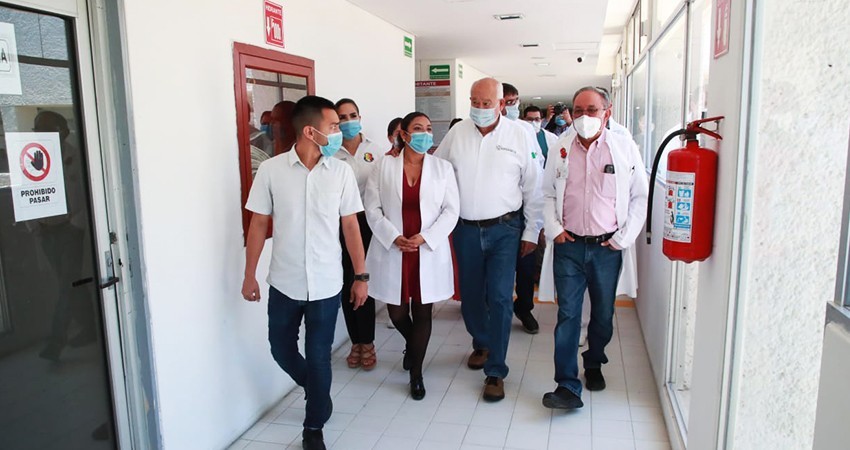Recorre gobernador Castro Cosío hospital general de SJC