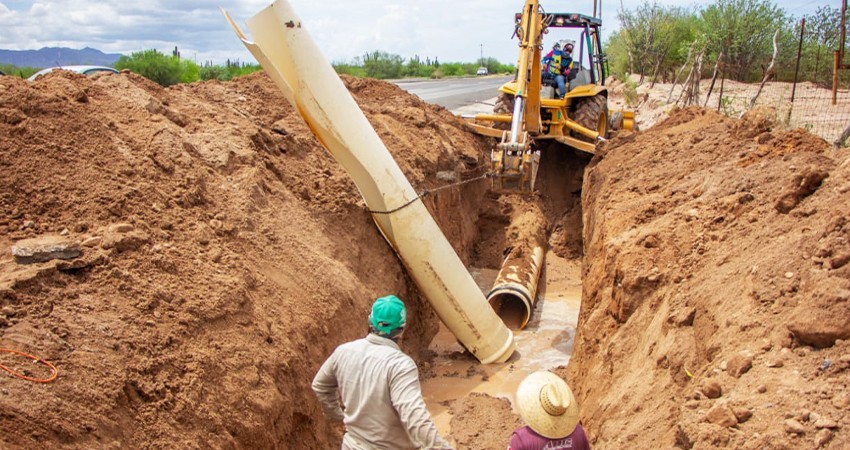 Concluye OOMSAPAS La Paz reparación del acueducto El Carrizal