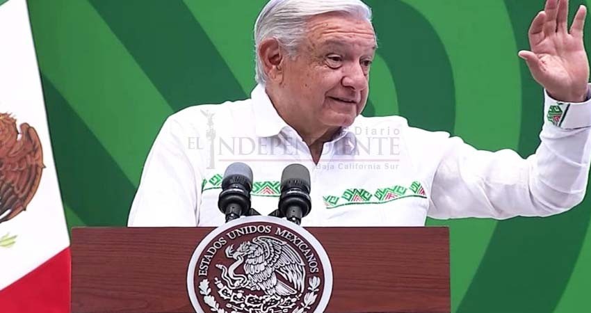 Garantiza AMLO que en BCS se generará más energía eléctrica para atender la demanda