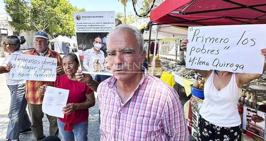 Podrían ser retirados comerciantes del Mercado Orgánico y Artesanal de La Paz