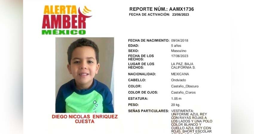 Continúan investigaciones para que el menor D.N.E.C sea reintegrado al seno familiar