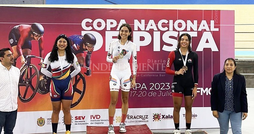 Obtienen podio los ciclistas cabeños en Copa Nacional de Pista