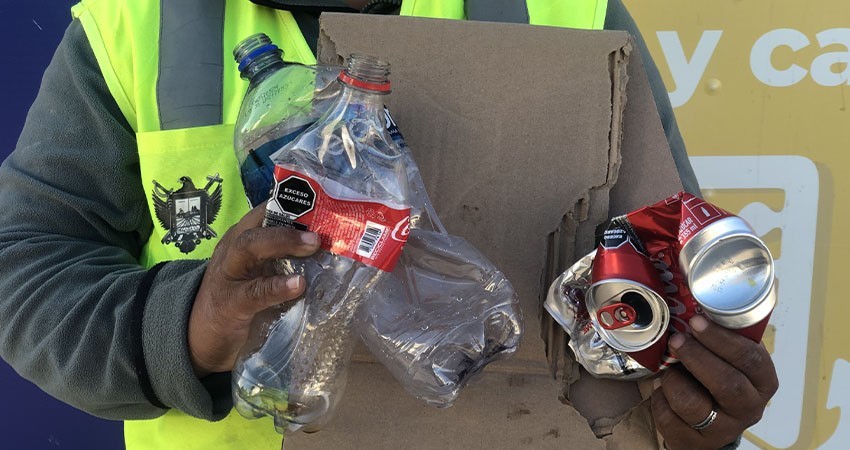 Más de 3,500 kilogramos recolectados de residuos valorizables con el programa ruta cero de La Paz