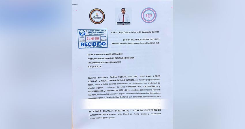 Piden colectivos LGBT a CEDH revisión para la Ley de Procedimientos Electorales en BCS