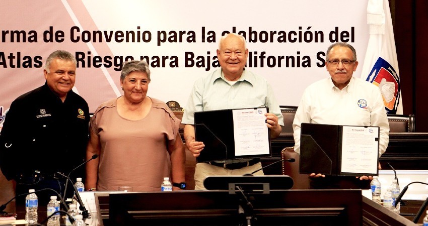 Colaborará UABCS en la elaboración del Atlas de Riesgos para Baja California Sur