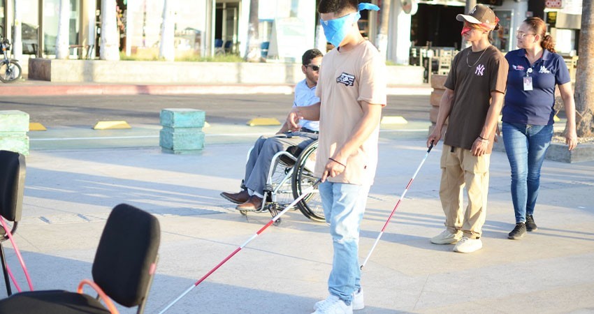 Aplican la campaña “inclúyete en mi mundo” para sensibilizar sobre discapacidad