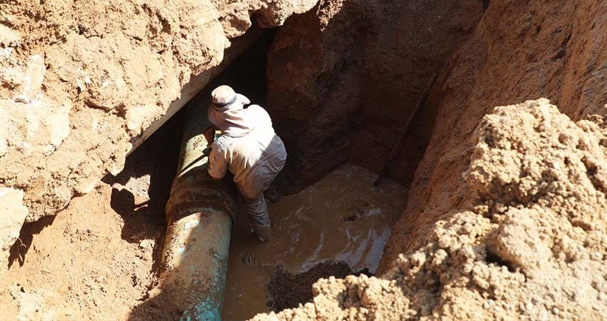 Se detiene producción de pozos por ruptura en acueducto #2