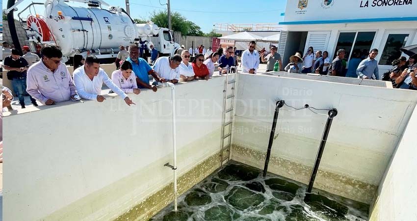 Inaugura Leggs Castro obras para el pretratamiento en la planta de aguas residuales “La Sonoreña”