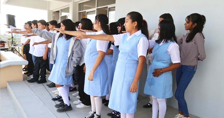 34 mdp se invirtieron en la construcción de la Escuela Secundaria General No. 08 en CSL