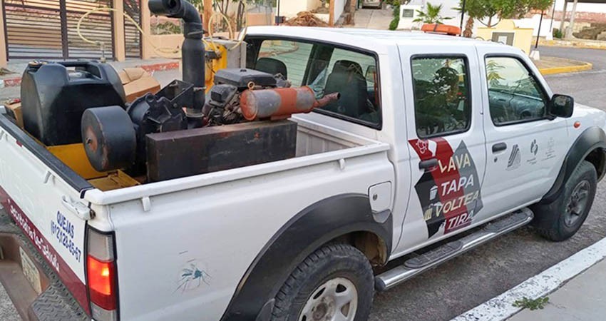 Desarrolla gobierno de BCS una nueva jornada de fumigaciones en colonias de CSL