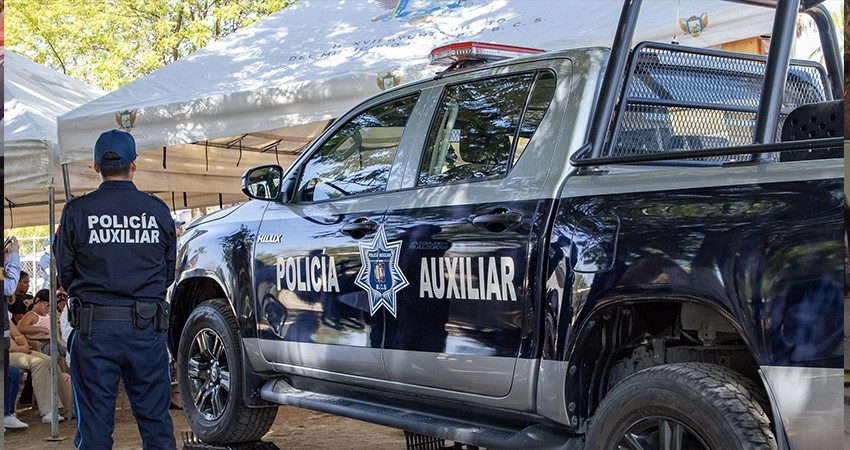 Implementará Policía de La Paz operativo de festejos patrios con 112 elementos policiales