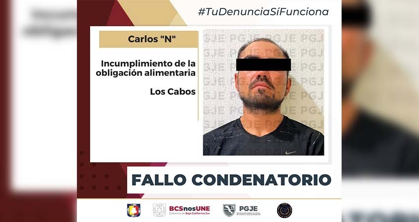 Obtiene PGJE Fallo condenatorio contra culpable de incumplimiento de la obligación alimentaria