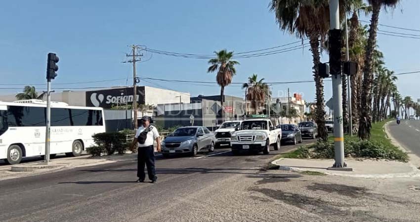 Dirección de Tránsito trabaja por una mayor fluidez de autos en horas pico en CSL