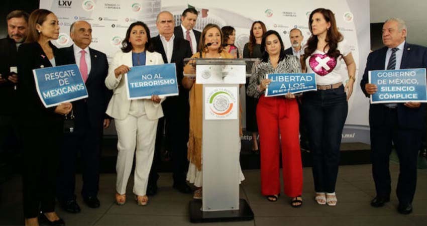 Xóchitl Gálvez exige que gobierno ‘deje la tibieza’ y condene terrorismo de Hamás