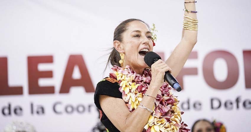 Ordena el INE a Claudia Sheinbaum suspender sus giras abiertas al público