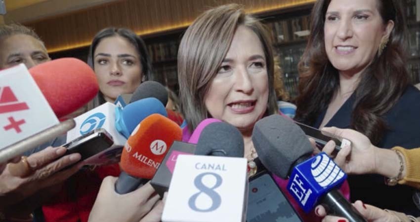 Xóchitl Gálvez viajará a Jalisco y Nayarit con escolta militar, denuncia espionaje