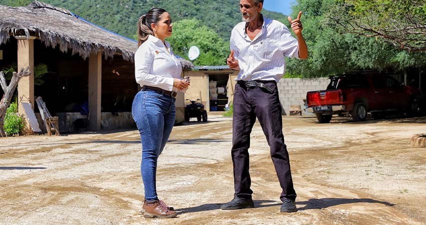 Recorre Diputada Gabriela Montoya comunidades rurales de Los Cabos