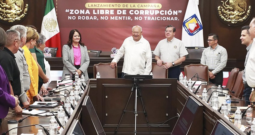 Presenta el gobierno de BCS la estrategia “Zona libre de corrupción”