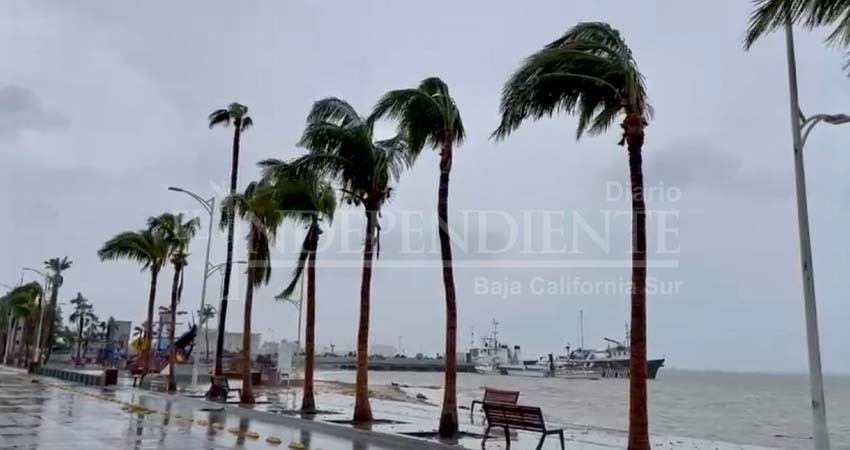 bandas nubosas la Tormenta Tropical mantienen lluvias en BCS