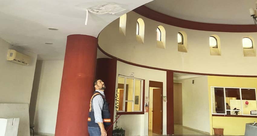 Autoridades recorren La Ribera para evaluar los daños por “Norma”