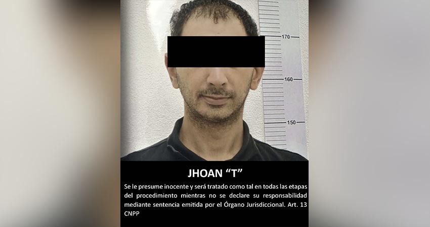 Vinculan a proceso a Jhoan “N” por posesión de metanfetamina