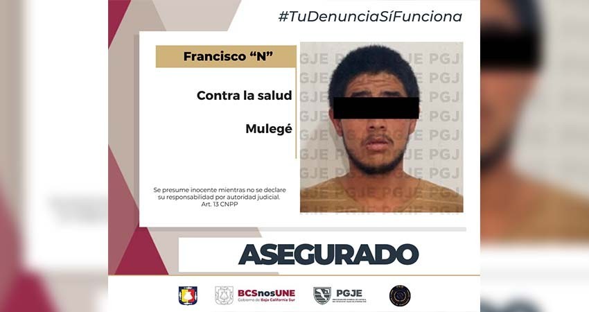 Fue detenido “El kiko” en posesión de narcóticos en Santa Rosalía