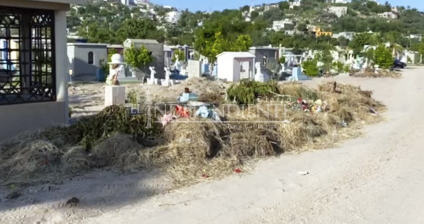 A marchas forzadas intenta el Ayto La Paz limpiar los panteones para el “Día de muertos”