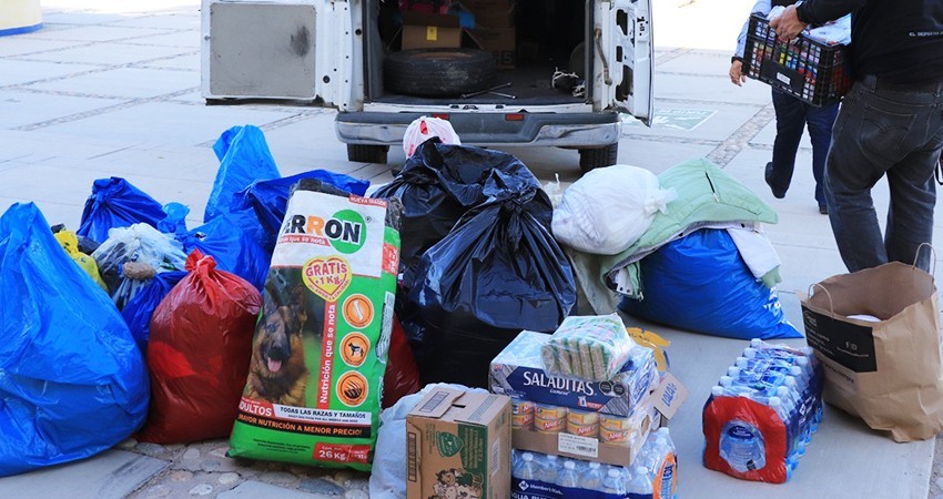 Organiza UABCS colecta de víveres en apoyo a damnificados por el Huracán Otis en Guerrero