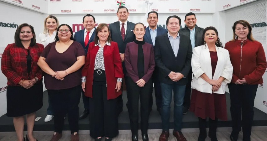 Se reúne Sheinbaum con virtuales candidatos a las nueve gubernaturas