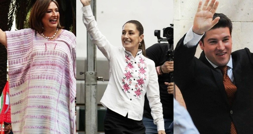 Xóchitl, Sheinbaum y Samuel García inician precampañas rumbo a la Presidencia