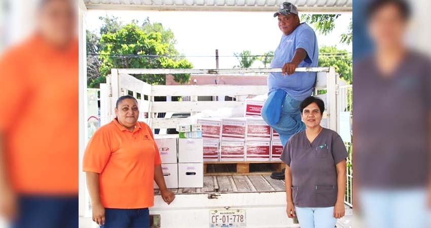 Entrega DIF La Paz despensas de Programas de Asistencia Social